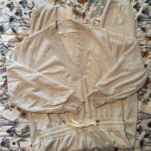 Calia heathered gray jumpsuit